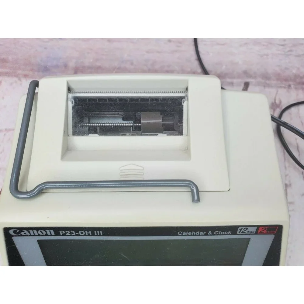 Canon P23-DH III Calendar & Clock 12 Digit 2 Color Calculator Printer